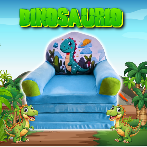 Sofá Cama Dinosaurio 2 en 1