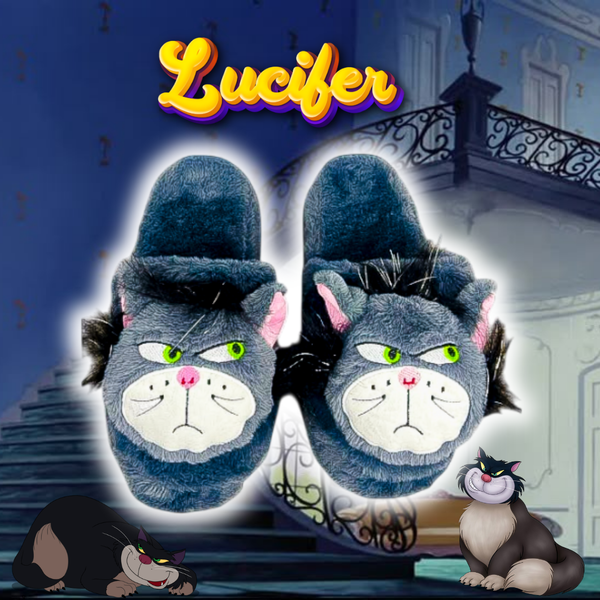 Pantuflas De Gato Lucifer