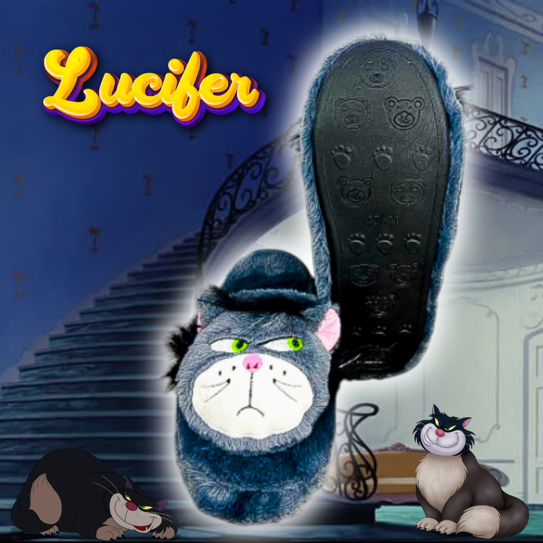 Pantuflas De Gato Lucifer