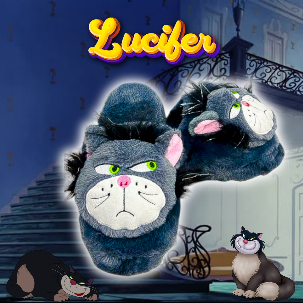 Pantuflas De Gato Lucifer