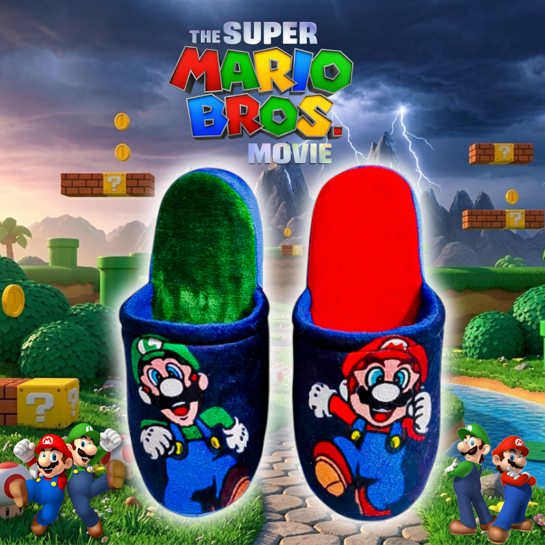 Pantuflas De Mario Bros