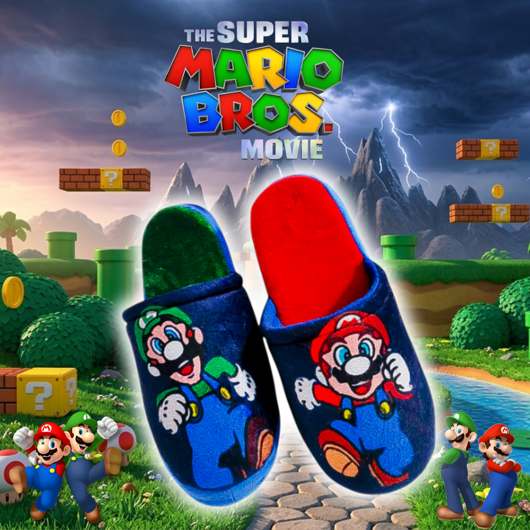 Pantuflas De Mario Bros