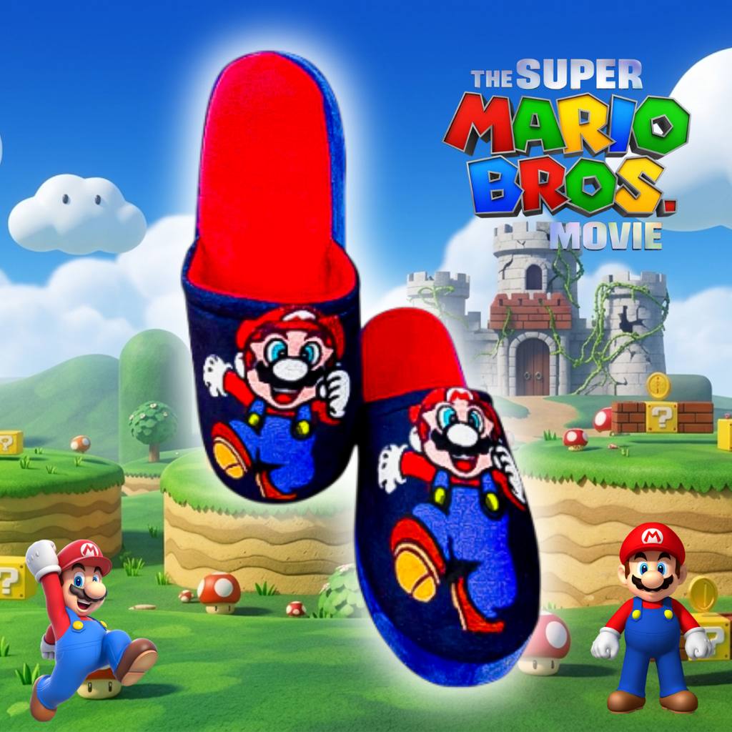 Pantuflas De Mario Bros