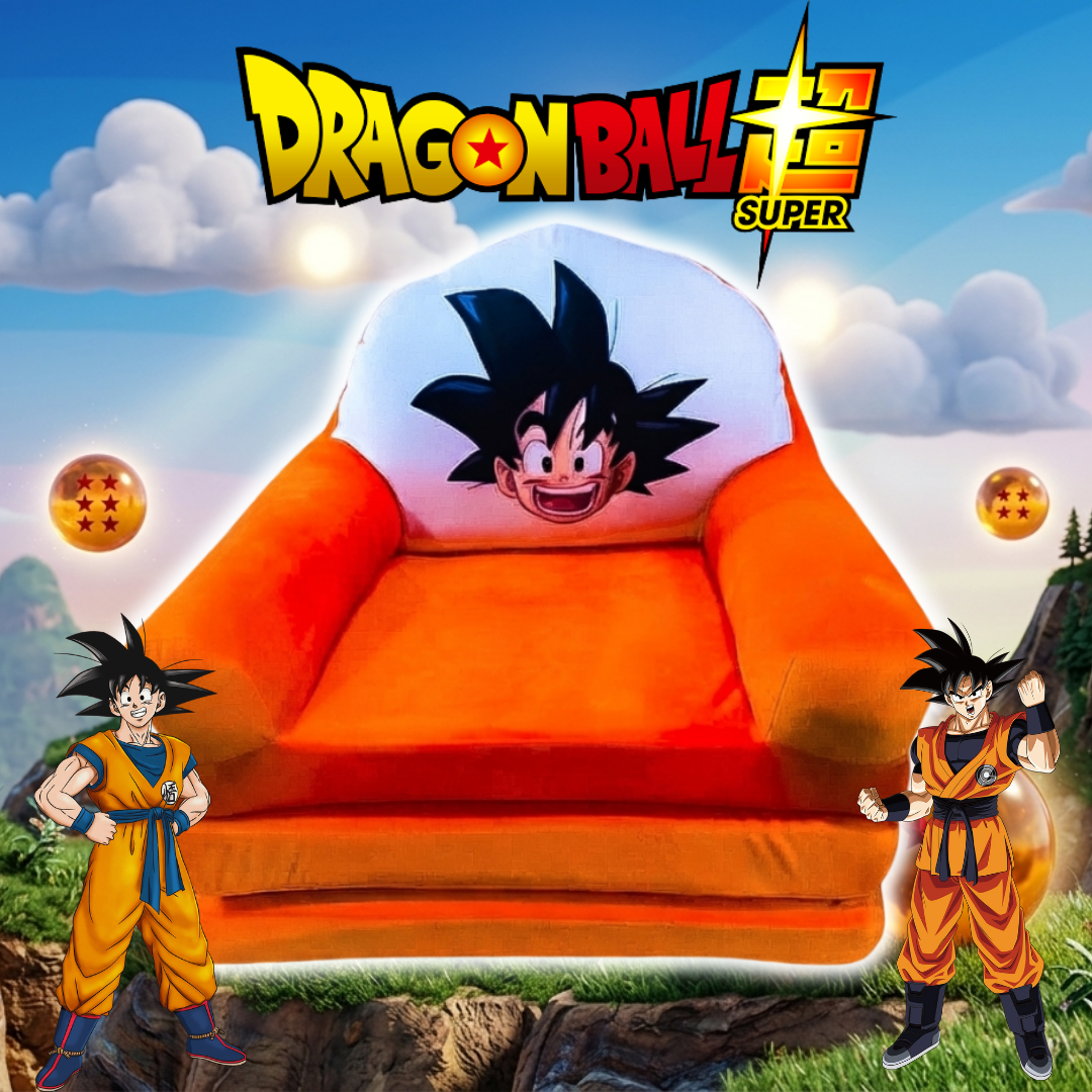 Sofá Cama Dragon Ball Z Son Gokū 2 en 1