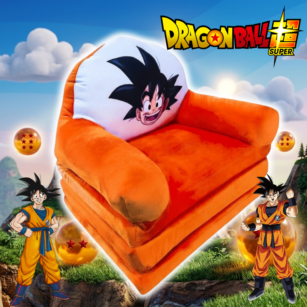 Sofá Cama Dragon Ball Z Son Gokū 2 en 1