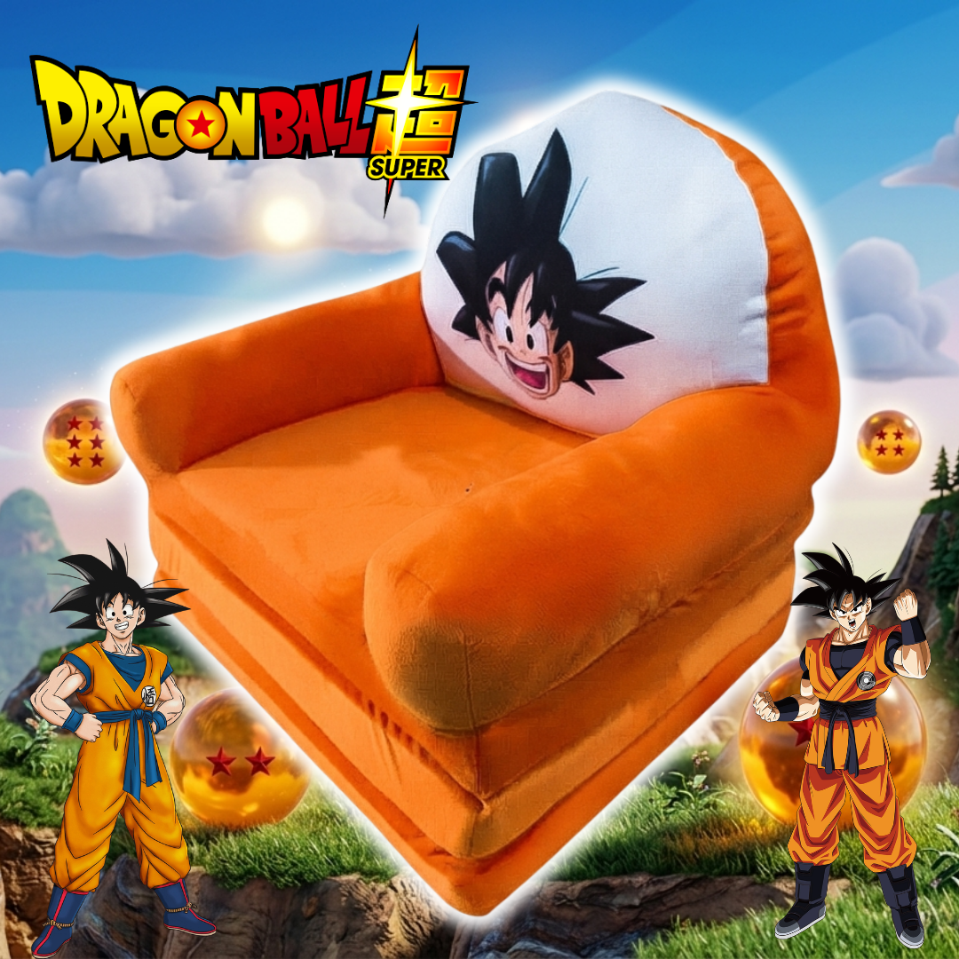 Sofá Cama Dragon Ball Z Son Gokū 2 en 1