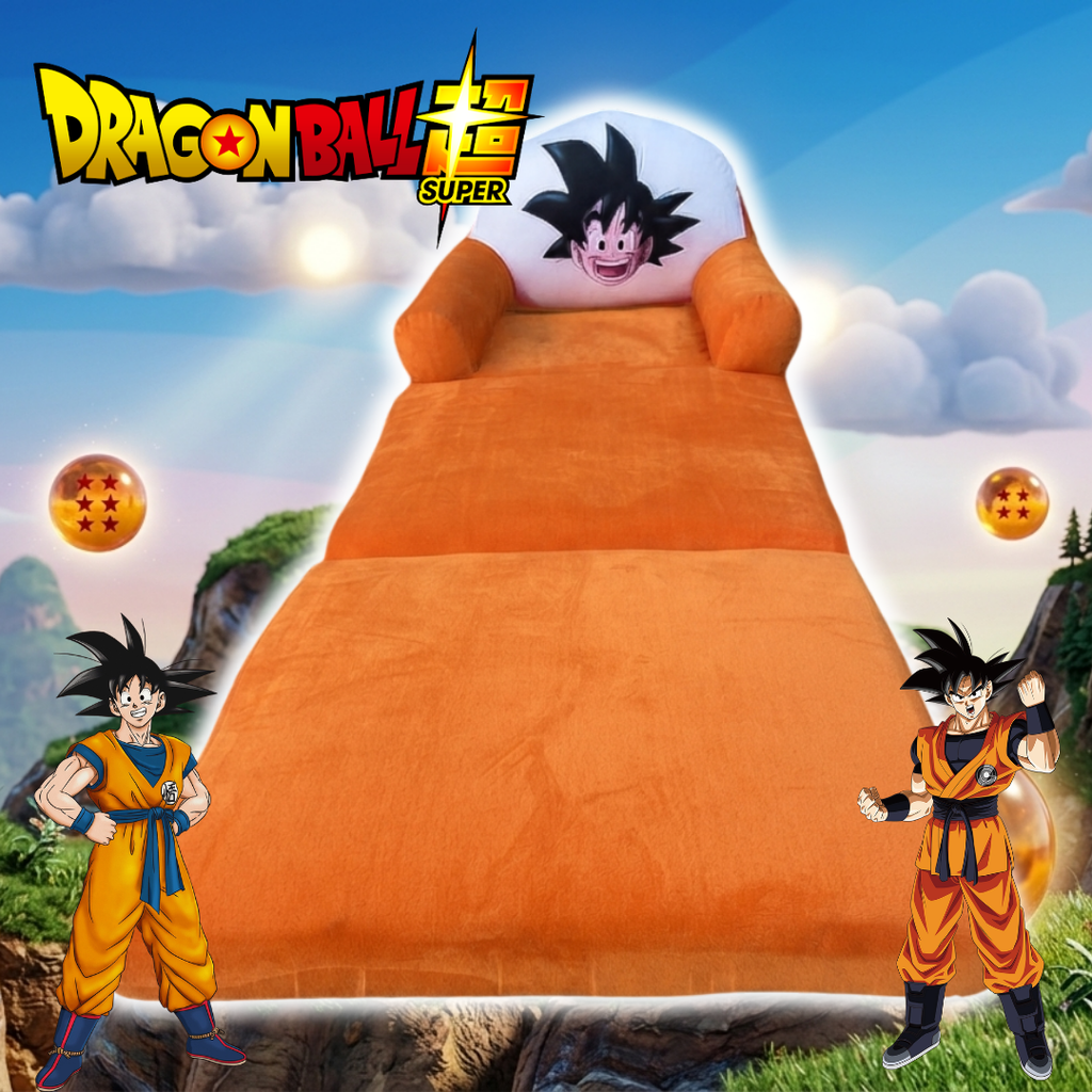 Sofá Cama Dragon Ball Z Son Gokū 2 en 1