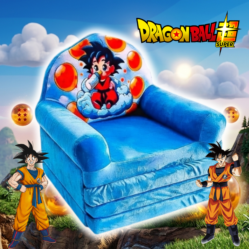 Sofá Cama Dragon Ball Z Son Gokū 2 en 1
