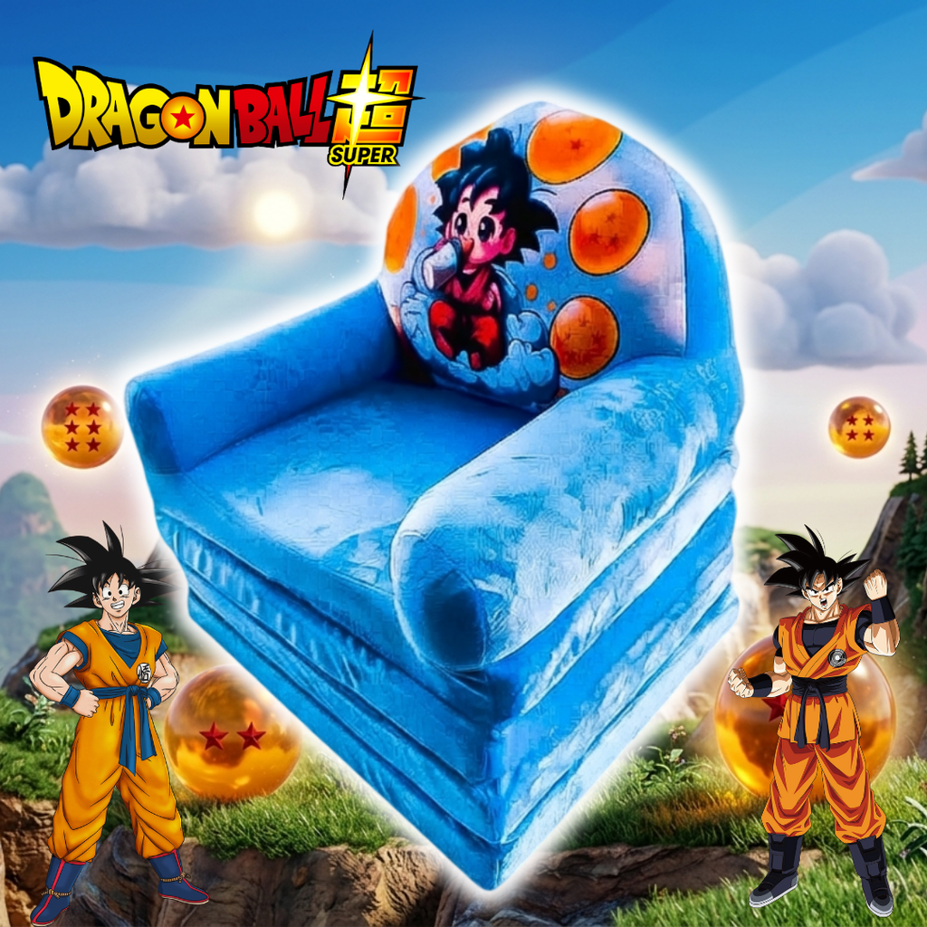 Sofá Cama Dragon Ball Z Son Gokū 2 en 1