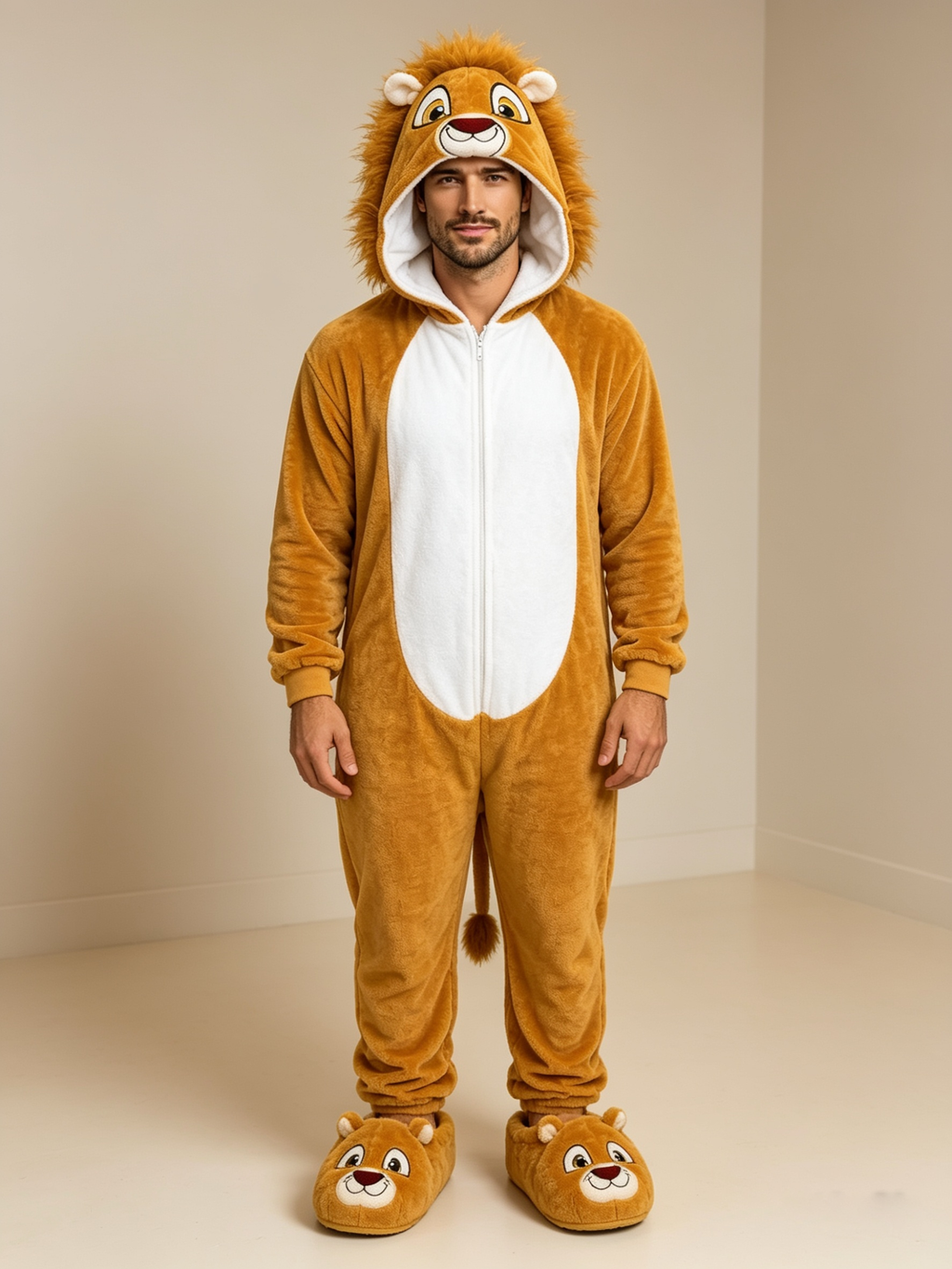 Kigurumi O Pijama Térmica Rey León