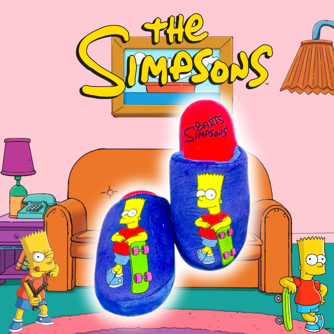Pantuflas De Bart Simpson