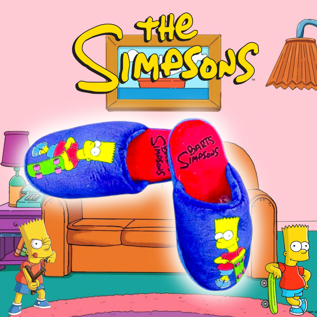 Pantuflas De Bart Simpson