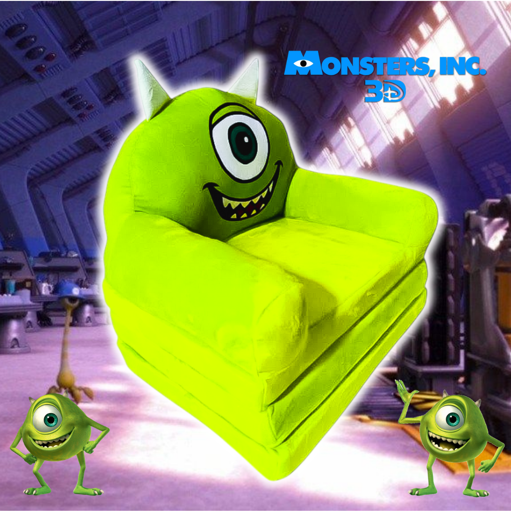 Sofá Cama Monsters, Inc. Mike Wazowski 2 en 1