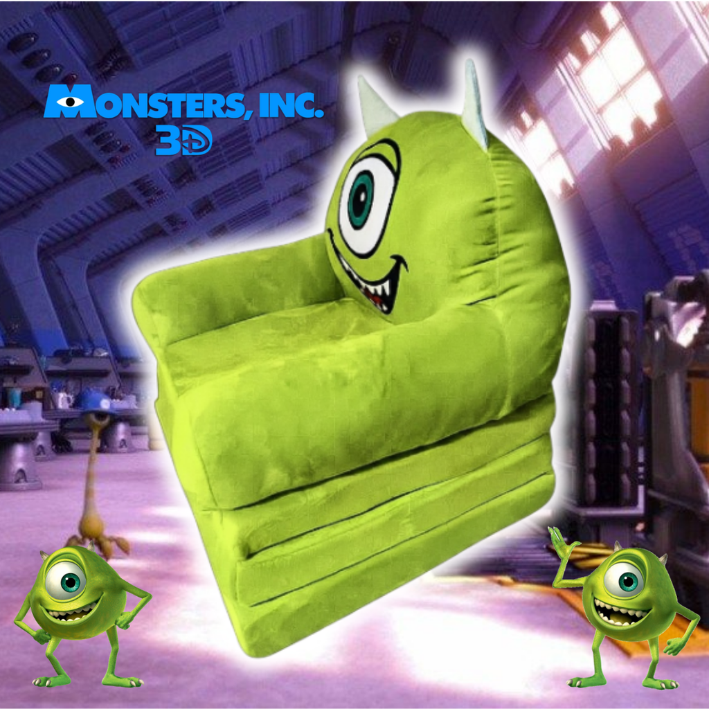 Sofá Cama Monsters, Inc. Mike Wazowski 2 en 1