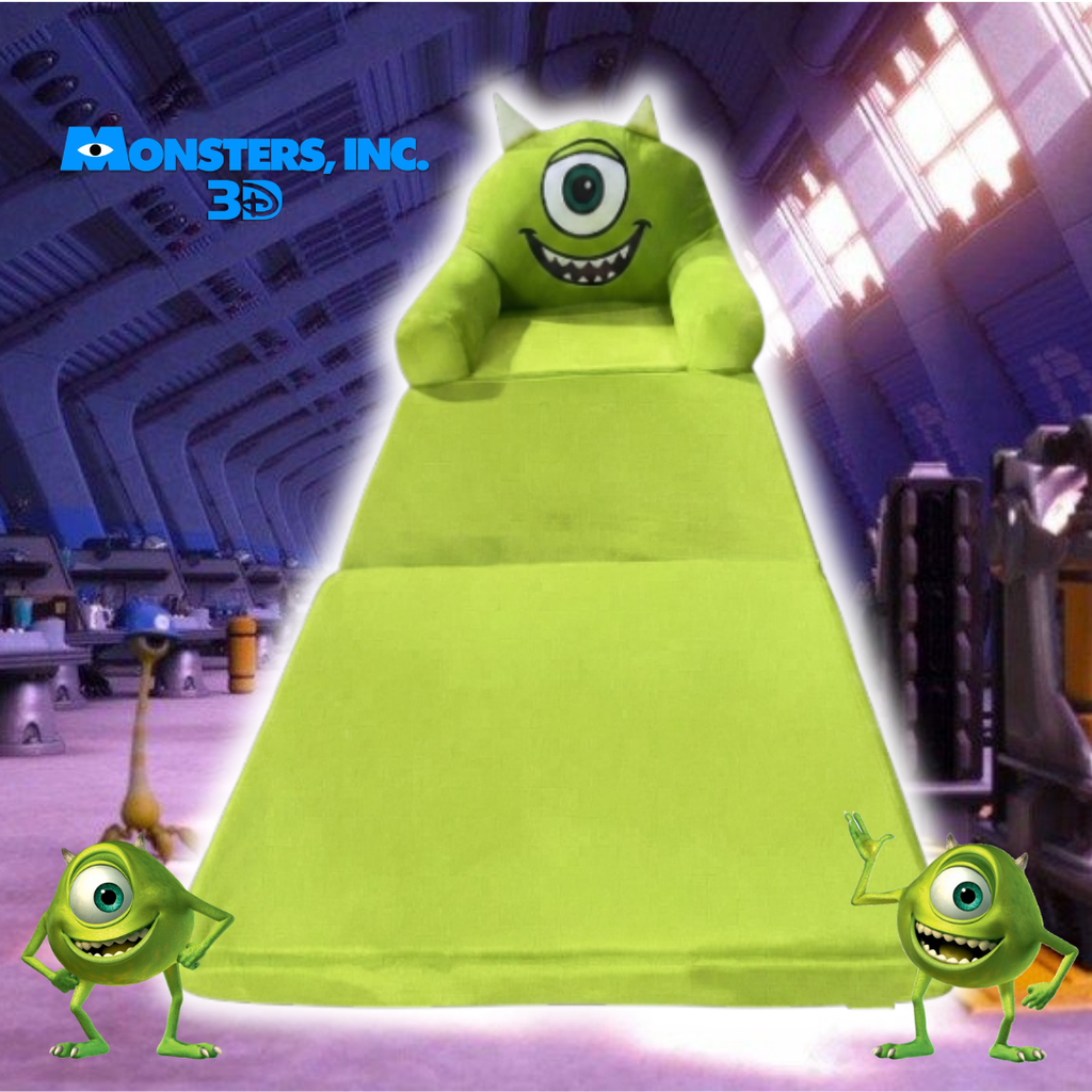 Sofá Cama Monsters, Inc. Mike Wazowski 2 en 1