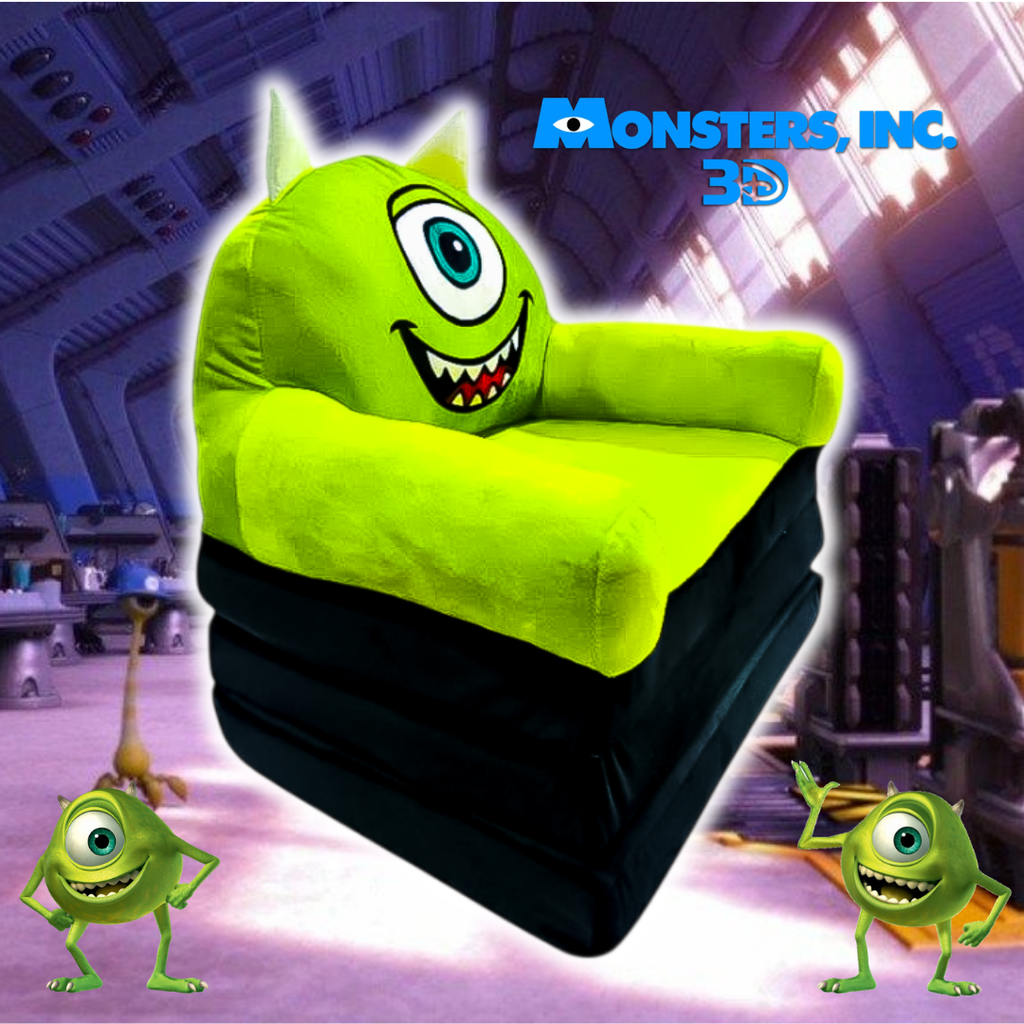 Sofá Cama Monsters, Inc. Mike Wazowski 2 en 1