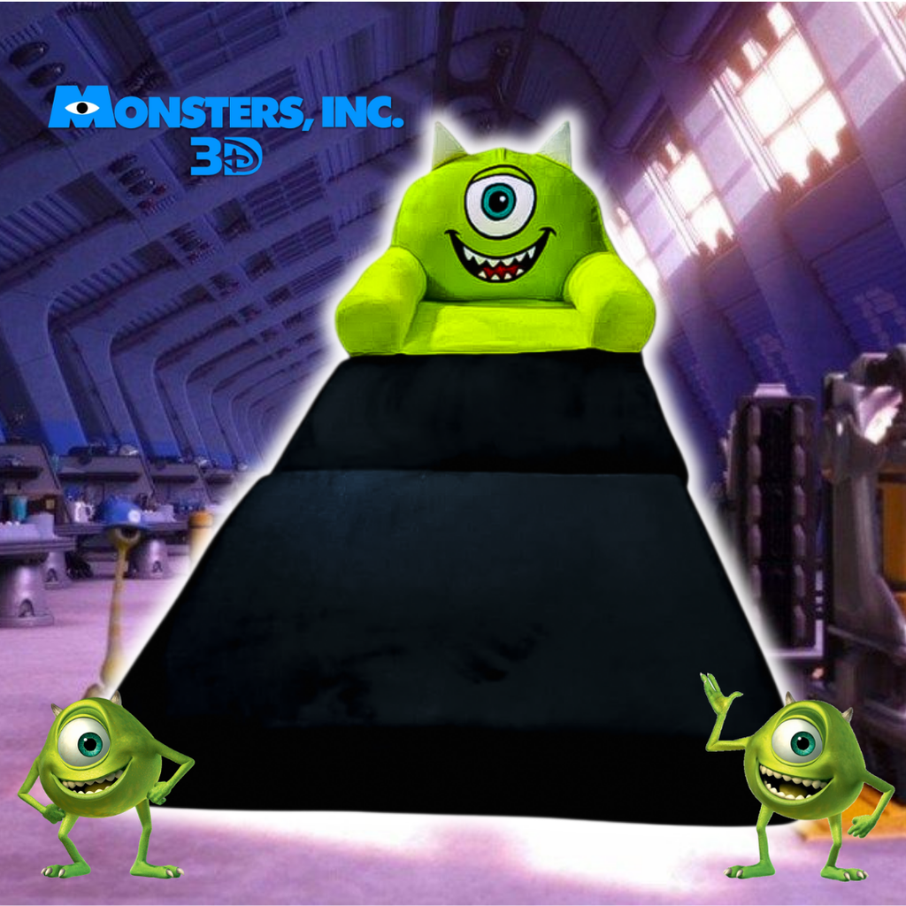 Sofá Cama Monsters, Inc. Mike Wazowski 2 en 1