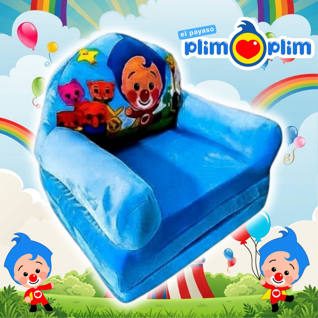 Sofá Cama El Payaso Plim Plim 2 en 1