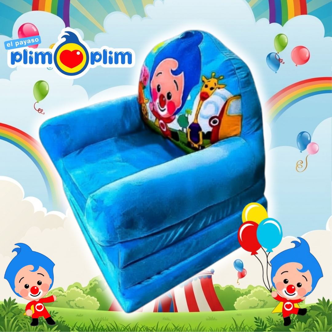 Sofá Cama El Payaso Plim Plim 2 en 1
