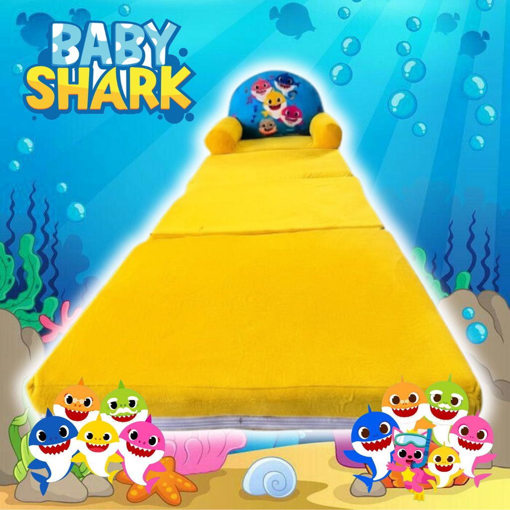 Sofá Cama Baby Shark 2 en 1