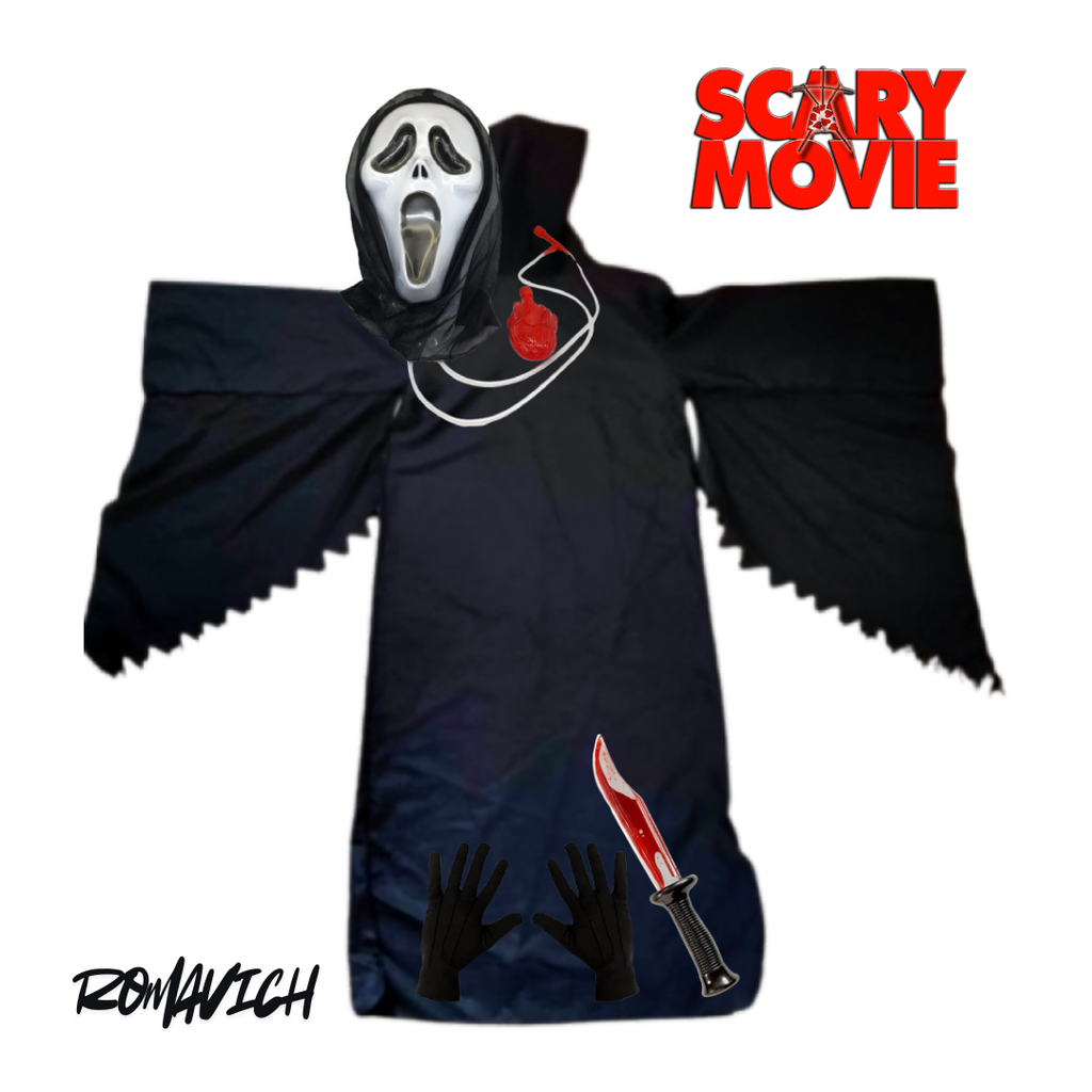 Disfraz de Ghostface – Cosplay Horror Scary Movie