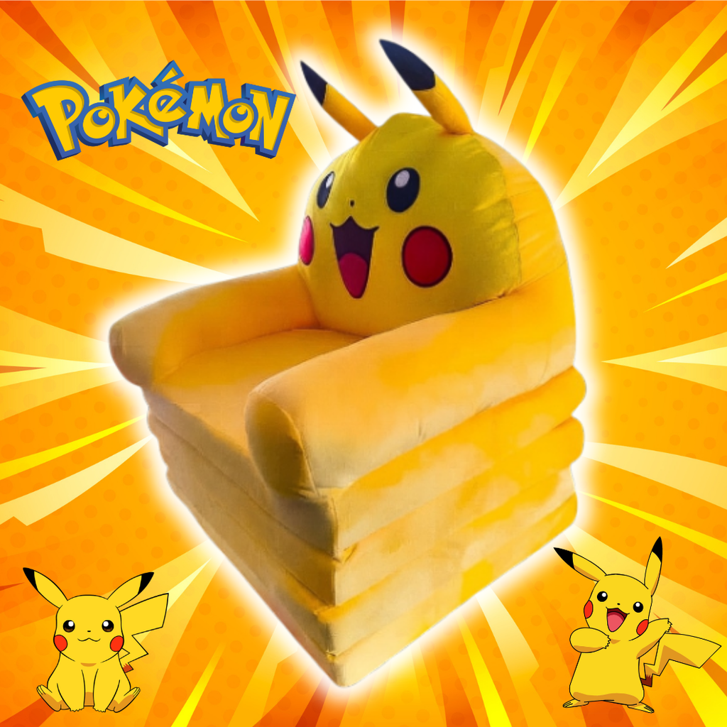 Sofá Cama Pokemon Pikachu 2 en 1