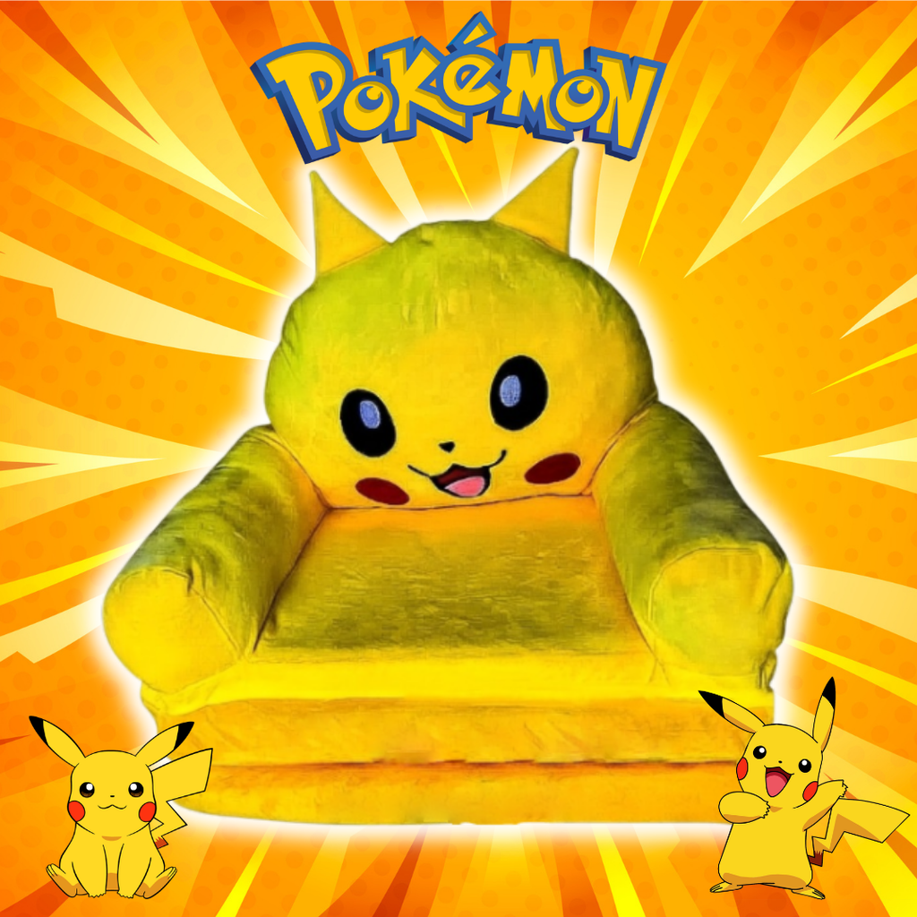 Sofá Cama Pokemon Pikachu 2 en 1