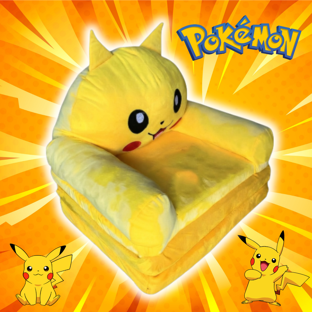 Sofá Cama Pokemon Pikachu 2 en 1