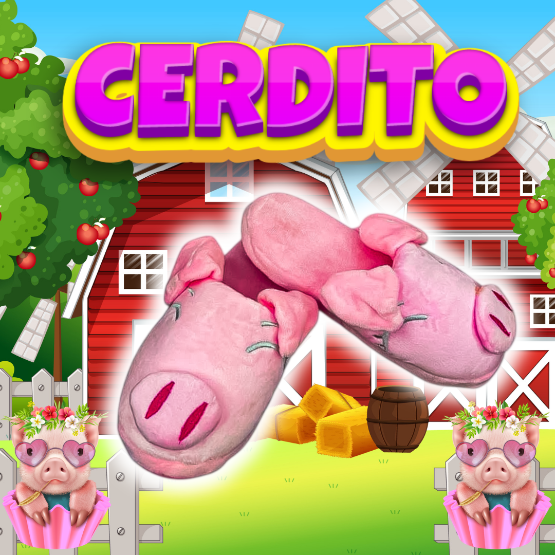 Pantuflas De Cerdito