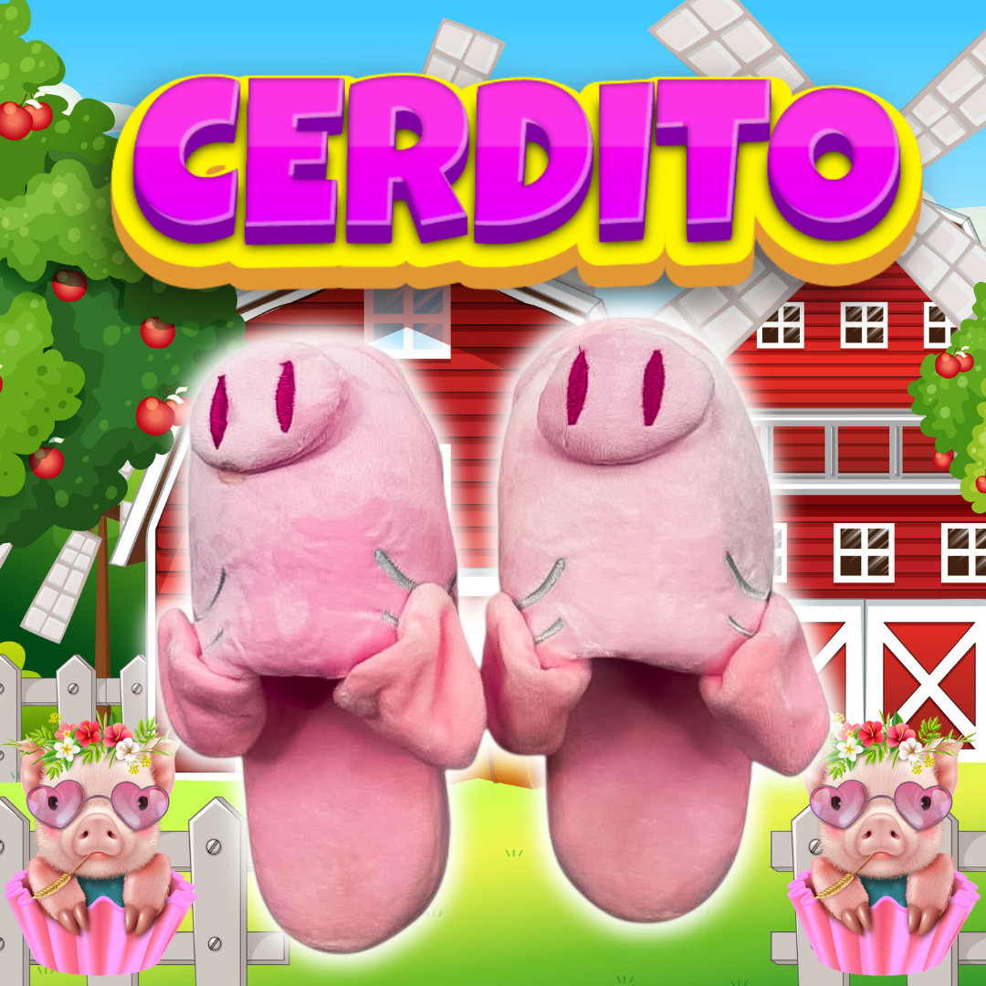 Pantuflas De Cerdito