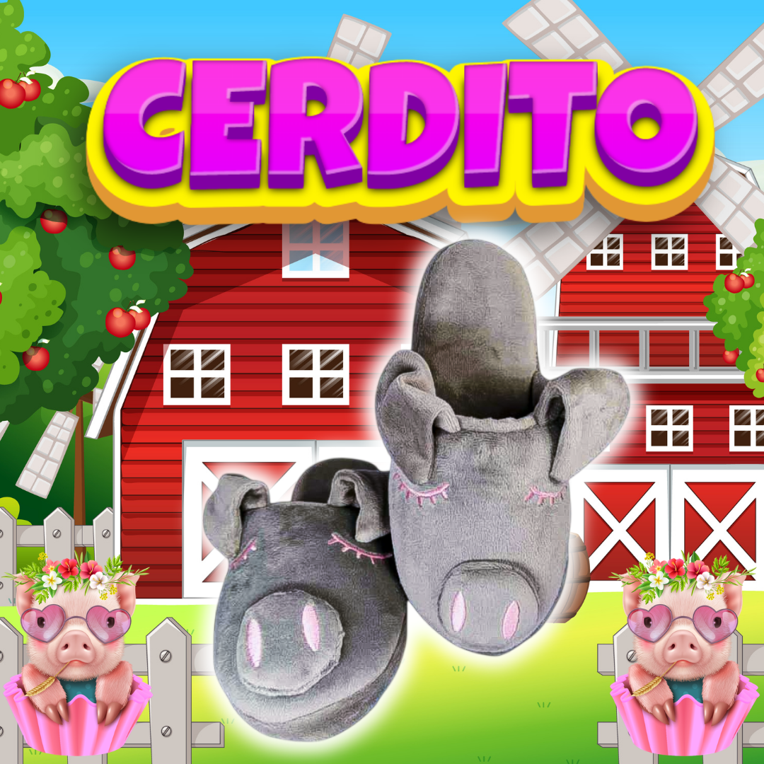 Pantuflas De Cerdito