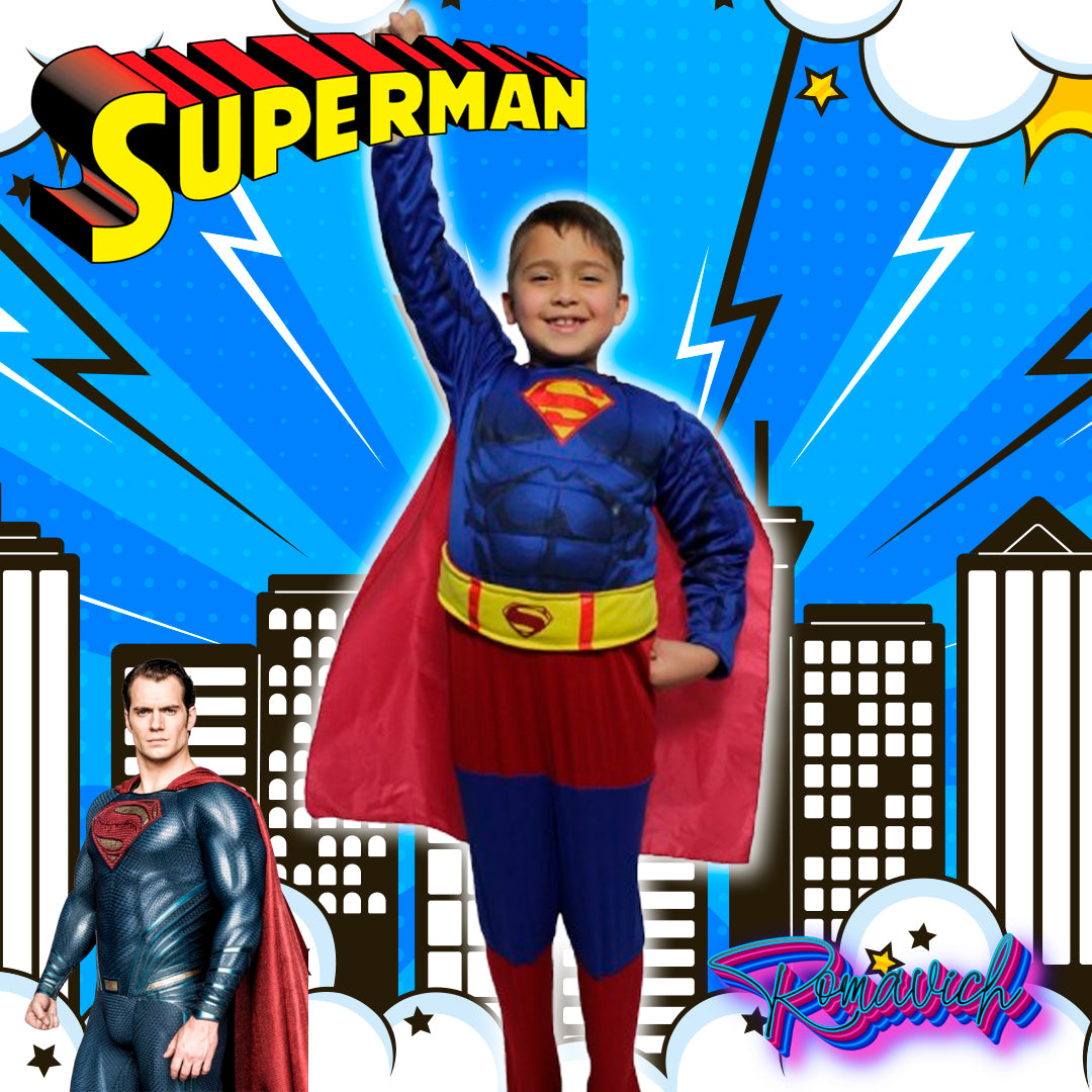 Disfraz Cosplay Avengers Super Heroes De Superman