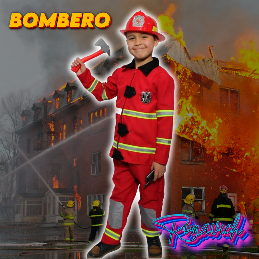 Disfraz Halloween De Bombero