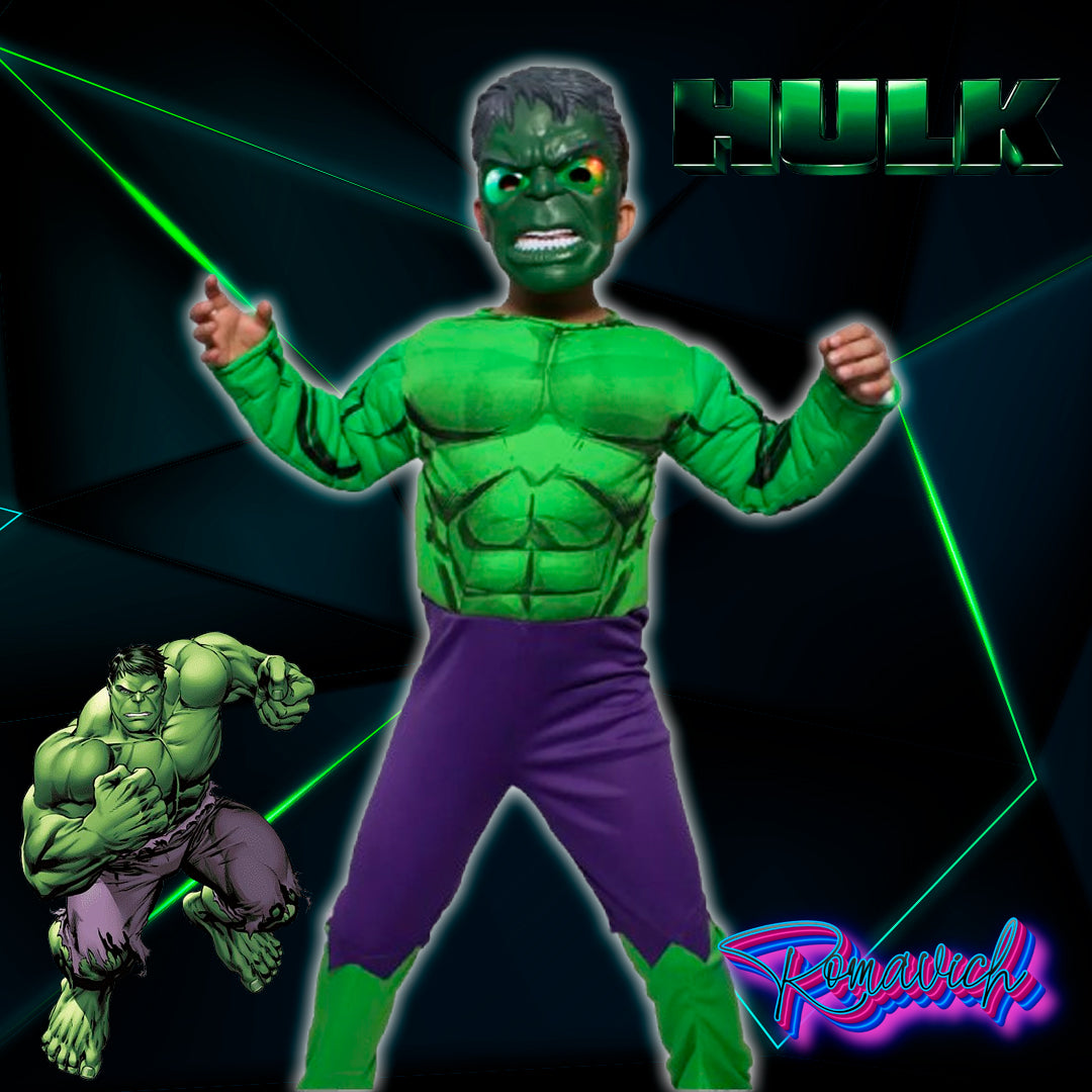Disfraz Cosplay Avengers Super Heroes De Hulk