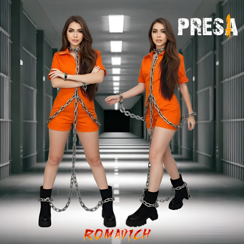 Disfraz De Presa / Prisionero Naranja