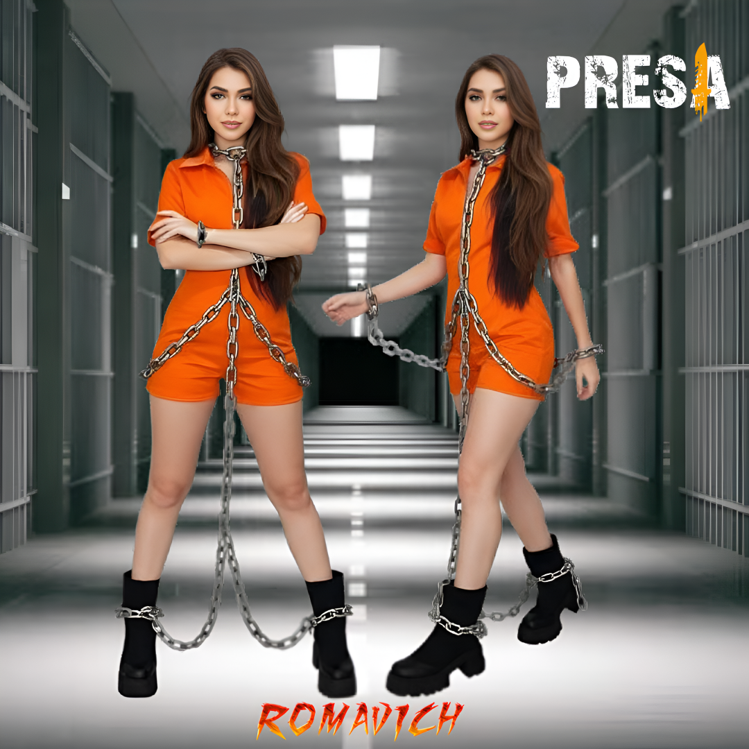 Disfraz De Presa / Prisionero Naranja