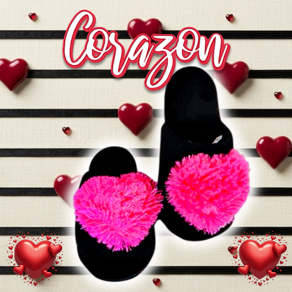 Pantuflas De Corazon