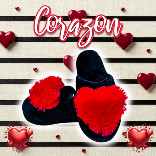 Pantuflas De Corazon