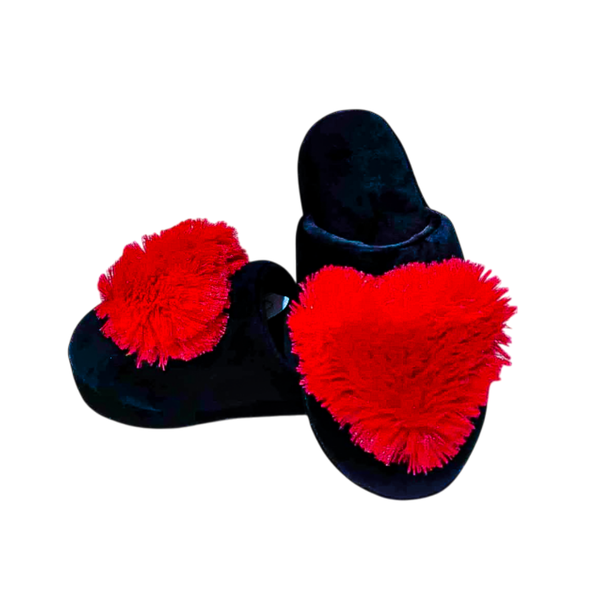 Pantuflas De Corazon