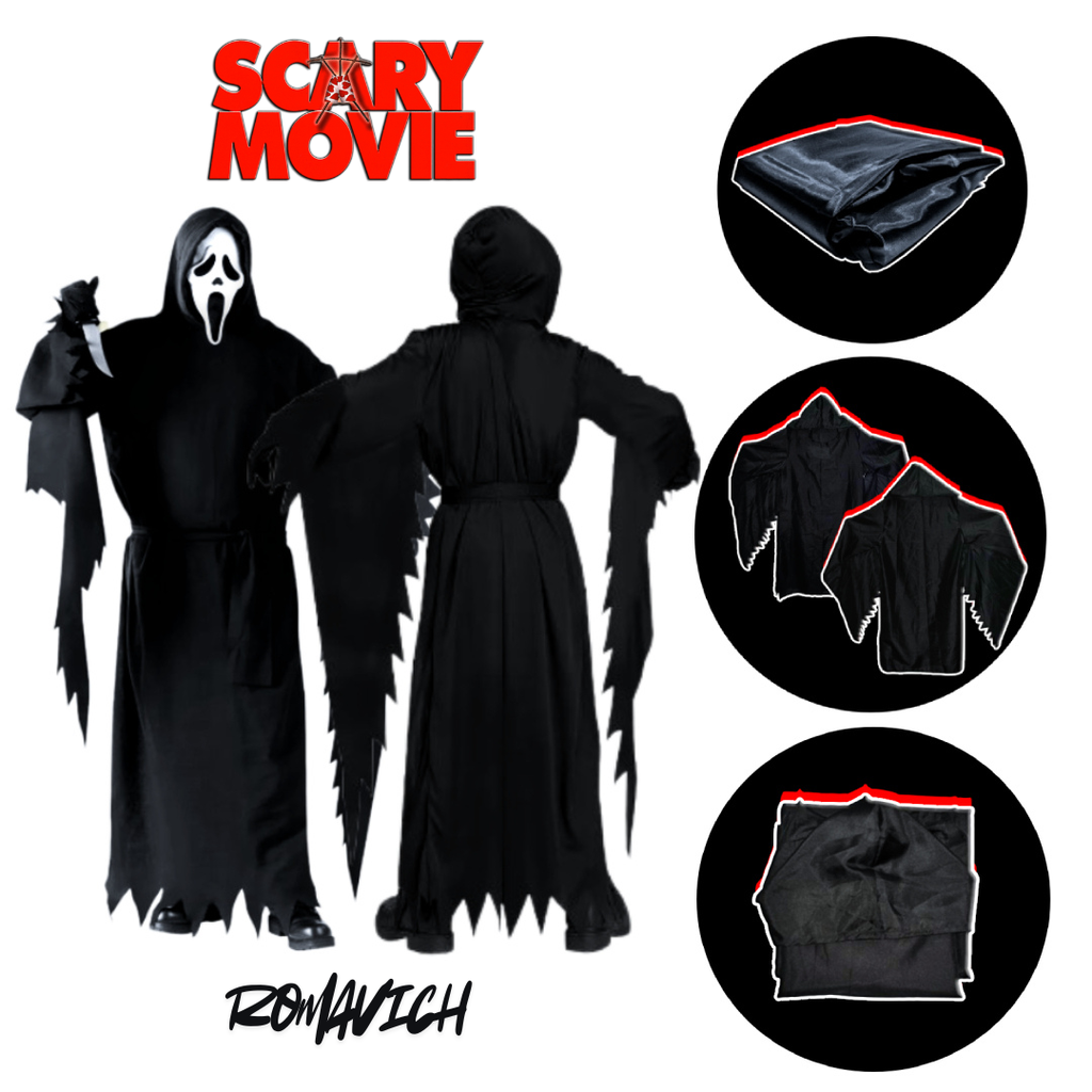 Disfraz de Ghostface – Cosplay Horror Scary Movie