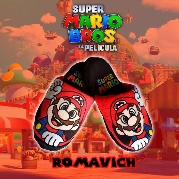 Pantuflas De Mario Bros