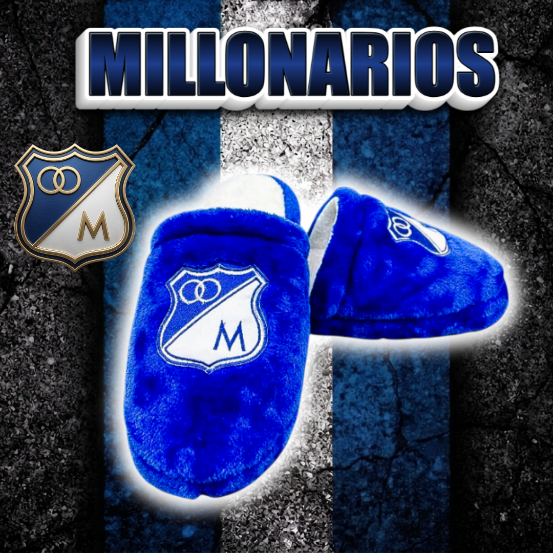 Pantuflas De Millonarios FC