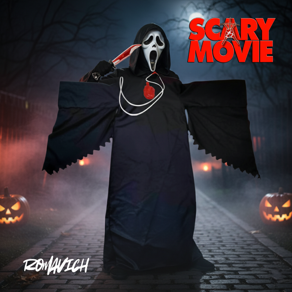 Disfraz de Ghostface – Cosplay Horror Scary Movie