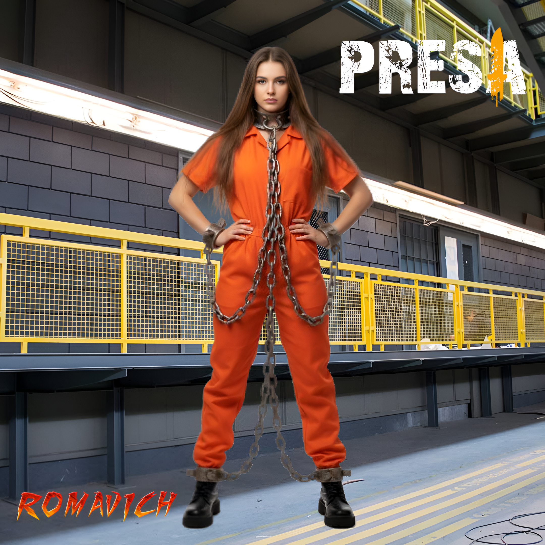 Disfraz De Presa / Prisionero Naranja