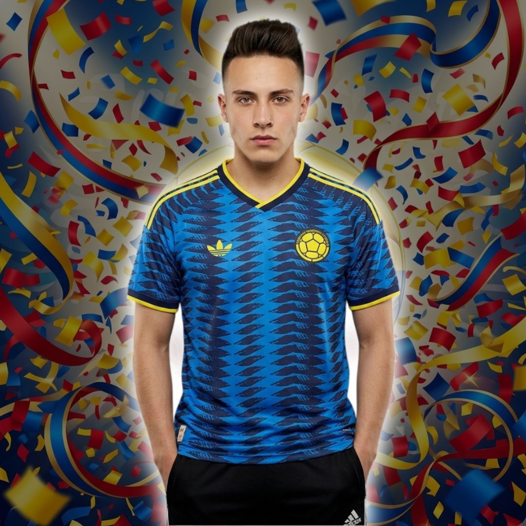 Camiseta de hombre del Mundial de la Seleccion Colombia