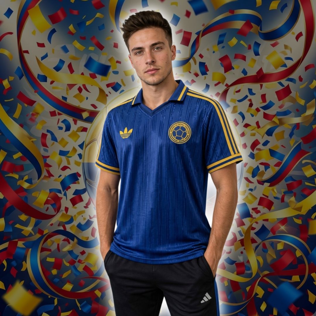Camiseta de hombre del Mundial de la Seleccion Colombia