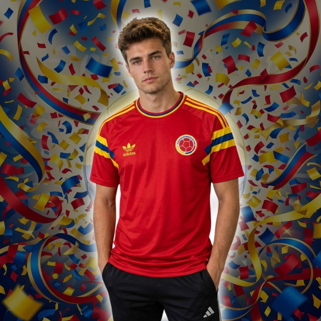 Camiseta de hombre del Mundial de la Seleccion Colombia