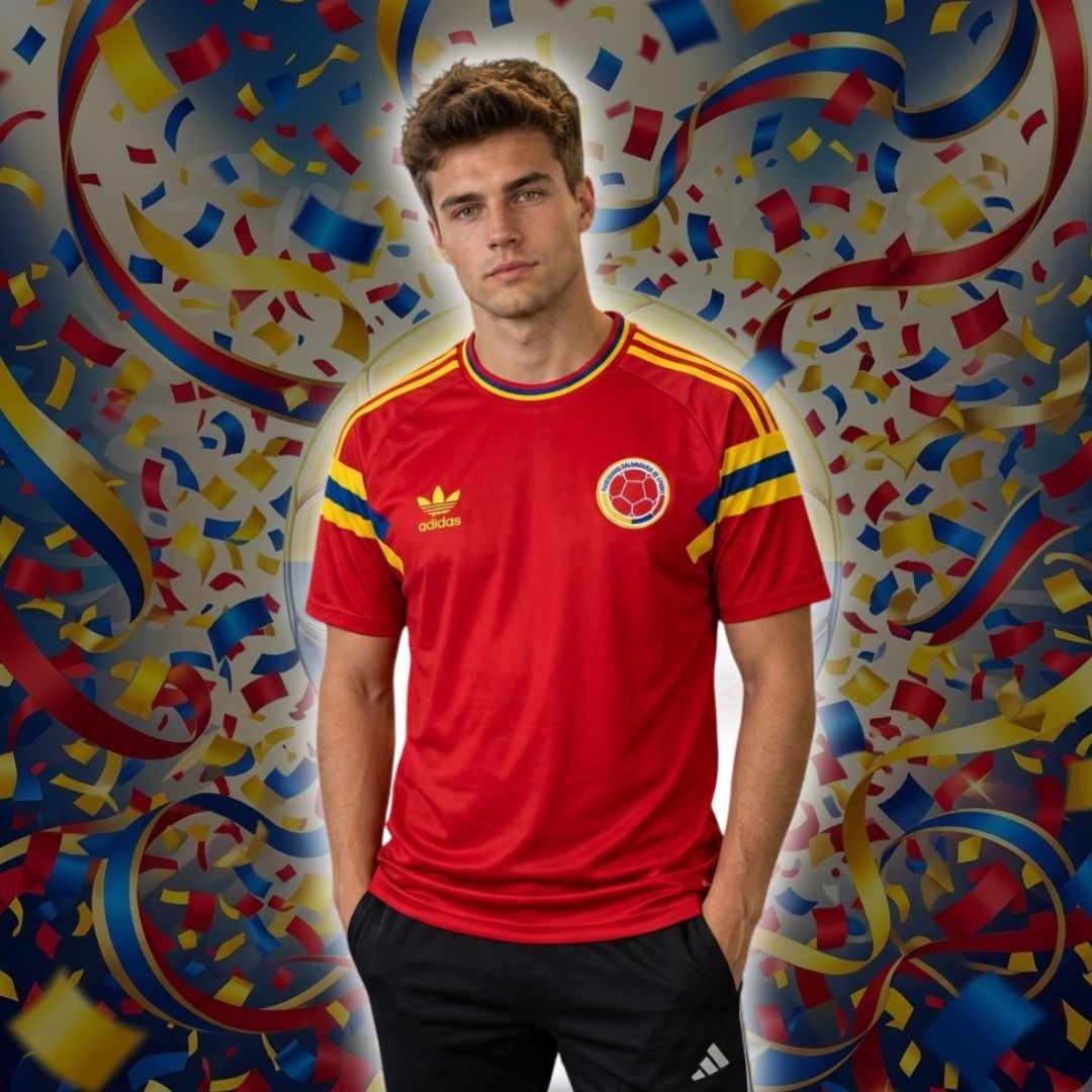 Camiseta de hombre del Mundial de la Seleccion Colombia