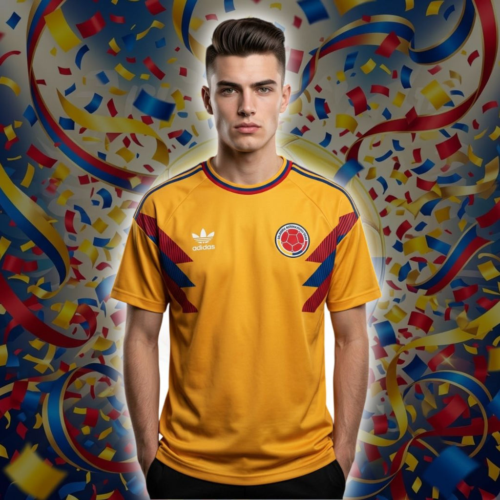 Camiseta de hombre del Mundial de la Seleccion Colombia