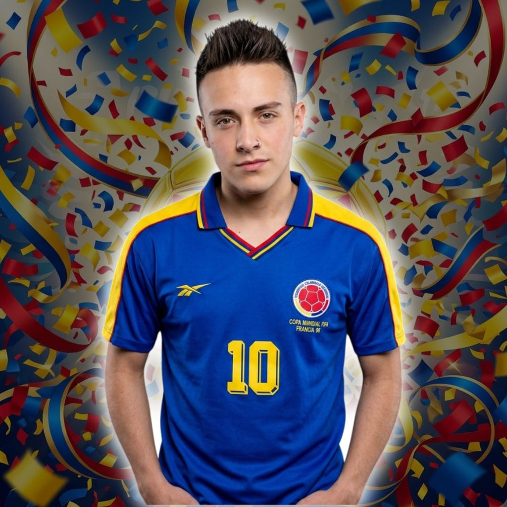 Camiseta de hombre del Mundial de la Seleccion Colombia